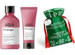 Loreal Pro Longer Shampoo 300Ml Nuovo + Loreal Pro Longer Conditioner 200Ml Nuovo + Worek Na Prezent - Klasyczny Zielony 20X30Cm