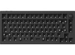 Keychron Q1 He Qmk Tastiera Meccanica Senza Fili Qmk/Via, Led Rgb, Hot-Swap, Qwerty Us, Manopola, Nero Carbone, Barebone Q1H-B1