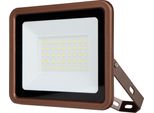 Rev Proiettore Led Eco+, 30W, 6500K, 2550Lm, Bianco Freddo, IP65, Bronzo