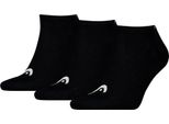 Head 701229018 Calzini Corti 3 Unità Nero Eu 39-42 Uomo, Donna Nero Eu 39-42