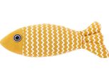 Giocattolo Per Gatti A Forma Di Pesce, Simulazione Di Noia, Masticatori Interattivi Di Erba Gatta Per Gattini Giallo