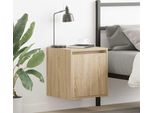 Vidaxl Comodini A Parete 2 Pezzi Rovere Sonoma 38X34X40 Cm