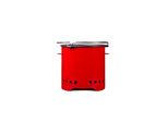 Eco Fire - Griglia A Pellet Portatile "Eco"" Mini Con Piastra In Ghisa - Rosso"