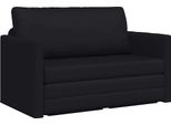 Vidaxl Divano Letto Nero 124 X 71 X 78 Cm In Pelle Finta