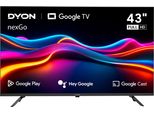 Dyon Nexgo 43F Smart Tv Led Da 43 Pollici (108 Cm), 1920 X 1080 Full Hd, Smart Portal, Google Assistant