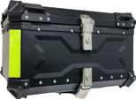 Bauletto Per Moto, Lega Di Alluminio, Impermeabile, Antiurto, 65L Nero