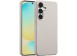 Custodia Samsung Galaxy S25 Fe - Silicone - Custodia Morbida Accezz/Copertura Posteriore - Beige
