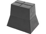 Ks-Tools 160.0618 Supporto In Gomma 48 Per Piattaforme Di Sollevamento, 140 X 100 X 120 Mm