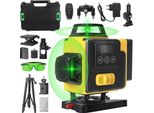 Livella Laser, 16 Linee, Batterie Ricaricabili, Set Giallo