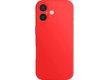Avizar, Custodia Per Iphone 17 In Morbido Silicone Con Protezione Della Fotocamera, Rosso