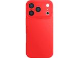 Avizar, Custodia Per Iphone 17 Pro In Morbido Silicone Con Protezione Della Fotocamera, Rosso