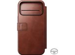 Custodia Per Cellulare Con Sportello Per Iphone 17 Pro Max, Nomad Modern Leather Folio Horween Series Con Magsafe, Marrone
