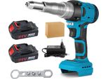 Rivettatrice Elettrica Automatica, Forza Di Trazione 20000 N, Con 2 Batterie