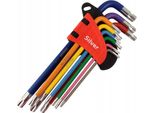 Torx 9Szt. T10-T50 /Argento