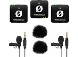 Rode Wireless Me Dual Con 2X Lavalier Go E 2X WS05