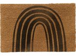Relaxdays Zerbino In Cocco Con Motivo 80X50 Cm