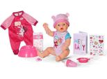 Baby Born Emma 43 Cm Puppe Rosa Rosa Taglia Unica