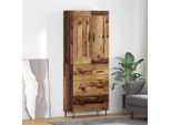 Vidaxl Credenza In Legno Vecchio 69,5 X 34 X 180 Cm Materiale A Base Di Legno