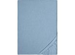 Lenzuolo A Pieghe Winterflausch Blu 180 X 190 - 200 X 200 Cm