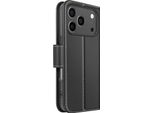 Avizar, Custodia A Portafoglio Per Iphone 17 Pro Max In Pelle Premium Con Funzione Stand, Nero