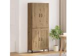 Vidaxl Credenza Rovere Artigianale 69,5 X 34 X 180 Cm Materiale A Base Di Legno