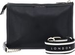 Ted Baker Pelle Borsa A Tracolla Borsa A Tracolla Larinda Webbing Leather Crossbody Bag Black Nero