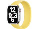Apple Silicone Solo Loop Per Watch Series 1 - 11 / Se / Ultra (44/45/46/49 Mm) - Taglia 8 - Lemon Zest