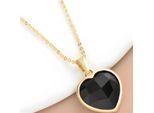 Collana QH-38989 - Nero/Oro KP38989