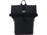 Ted Baker Zaino Per Il Tempo Libero Zaino Con Scomparto Per Laptop Rivers Rubberisedpoliuretanoroll Top Backpack Black Nero