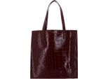 Ted Baker Borsetta Wenonaa Croc Effect Icon Bag Wine Bordeaux