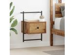 Vidaxl Comodino Con Cassetti In Legno Di Recupero 35 X 30 X 51 Cm Materiale A Base Di Legno