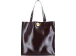 Ted Baker Borsa Shopper Borsa A Tracolla Rosenni Rose Detail Crinkle Tote Bag Wine Bordeaux