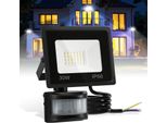 Jayseuw Faretto Led Con Rilevatore Di Movimento 30W, Impermeabile IP66, Faretto Da Giardino, Proiettore Led 6000K