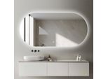 FenomÉ Victoria Specchio Da Bagno Organico - Illuminazione A Led E Riscaldamento Dello Specchio - 70 × 120 Cm