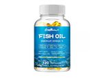 Olio Di Pesce Premium Omega 3 3600Mg + Epa & Dha (120 Capsule) Integratore Alimentare, Cervello, Memoria, Concentrazione, Ossa, Articolazioni, Sistema Immunitario
