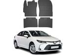 2018-2025 Toyota Corolla Xii FußMatten Gummi Schwarz 4 Tlg
