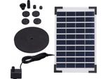 Kit Fontana Solare 10V 5W Kit Pompa Acqua Fontana Solare Galleggiante Per Giardini, Piscine, Acquari E Vasche Per Pesci