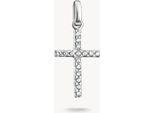 Thomas Sabo Ciondolo Croce Con Pietre Connect Argento