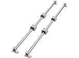 Set Di Guide Lineari, SFC20 1200 Mm, 2 Pezzi Di Guide SFC20 Da 39,4 Pollici/1000 Mm, 4 Pezzi Di Pattini Di Scorrimento SC20, 4 Pezzi Di Supporti Per Guide, Guide Lineari E Set Di Cuscinetti Per Macchine Automatiche