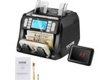 Contasoldi, Conta Banconote Con Rilevamento Di Contraffazioni Uv, Mg, Ir E Dd, Contasoldi Usd Ed Eur Con Modalità Di Aggiunta E Batch, Ampio Display Lcd Ed Esterno