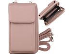 Portafoglio Da Donna Con Scomparto Per Cellulare, Protezione Rfid, Numerosi Scomparti Per Carte Di Credito, Borsa Crossbody Per Cellulare, Piccola Borsa A Spalla Con Tracolla Regolabile Per L'uso Quotidiano