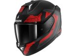 Casco Shark Skwal I3 Rhad, Nero Opaco/Rosso, Xs (53/54)