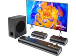 Hiwill A51 Soundbar - 5.1 380W Dolby Atmos Con Subwoofer 5.25" Include 2 Speaker Surround - Nero"