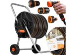 Bradas Set Tubo Da Giardino Carat 1/2" 20M | Pistola, Raccordi + Carrello"