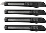 Set Di Coltelli A Scatto Da 9 Mm, 4 Pezzi