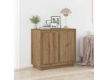 Maison Exclusive - Credenza In Rovere Artigianale 80 X 40 X 75 Cm Materiale Ligneo