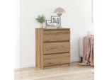Vidaxl Credenza Artisan In Rovere 60X35X76 Cm Materiale A Base Di Legno