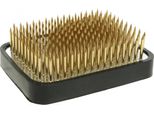 Spina Rettangolare In Ottone Argentato 70×50 Mm Per Fiori Ikebana Di Lunga Durata