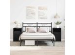 Vidaxl Comodino 2 Pezzi Rovere Nero 40 X 35 X 65 Cm Materiale A Base Di Legno