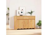 Maison Exclusive - Credenza Drammen Rovere 114 X 43 X 75,5 Cm Legno Massello Di Pino